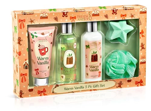 Freida and Joe Warm Vanilla Fragrance Bath & Body Gift Set