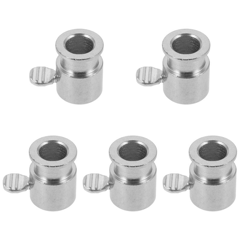 POPETPOP 5 Pcs Iron Rotisserie Spit Rod Roller Bushing, Grill Bushing Rotisserie Roller, Spit Rod Accessory for Enhanced BBQ Experience - Easy Clean