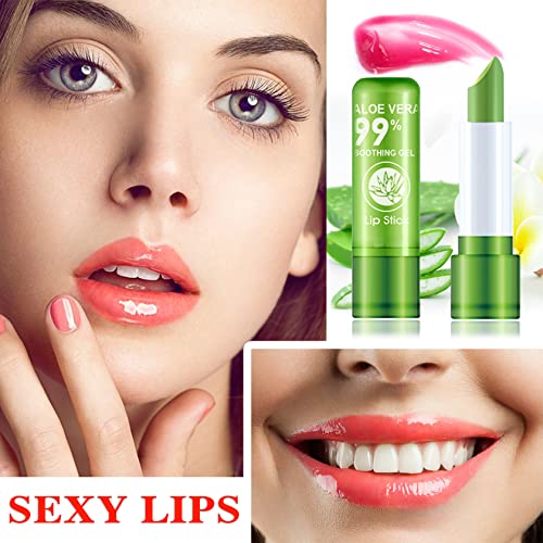Aloe Vera Lipstick Set - Long-Lasting Color Changing Lip Balm