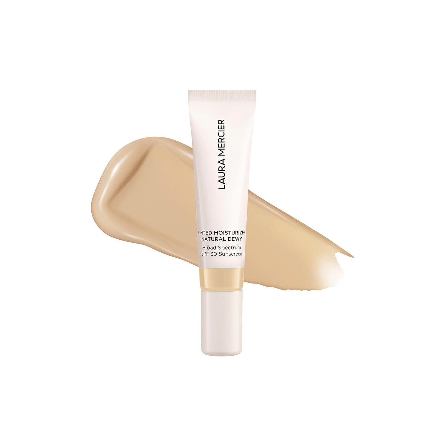 Laura Mercier Tinted Moisturizer - Natural Dewy SPF 30 | 24HR Hydration, Buildable Coverage, Sheer Finish