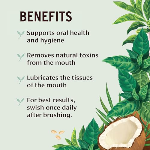 Banyan Botanicals Mint Daily Swish Organic Ayurvedic Oil Pulling Mouthwash