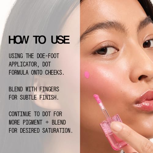 about-face Blush Rush Liquid Blush - GRAND PRIX, Rich Brown, 0.11oz