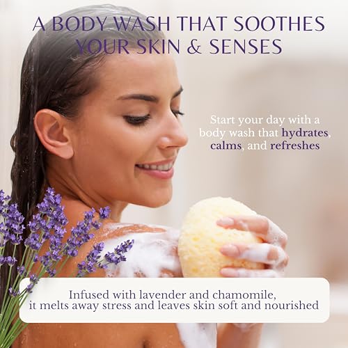 EDENIKA BOTANICALS Lavender Body Wash 2-Pack 16 Fl Oz | Relaxing, Moisturizing & Vegan