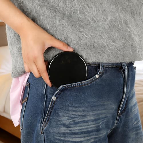 Gsbnjuy Double-Sided Compact Mirror with 20X Magnification for Travel & Purse