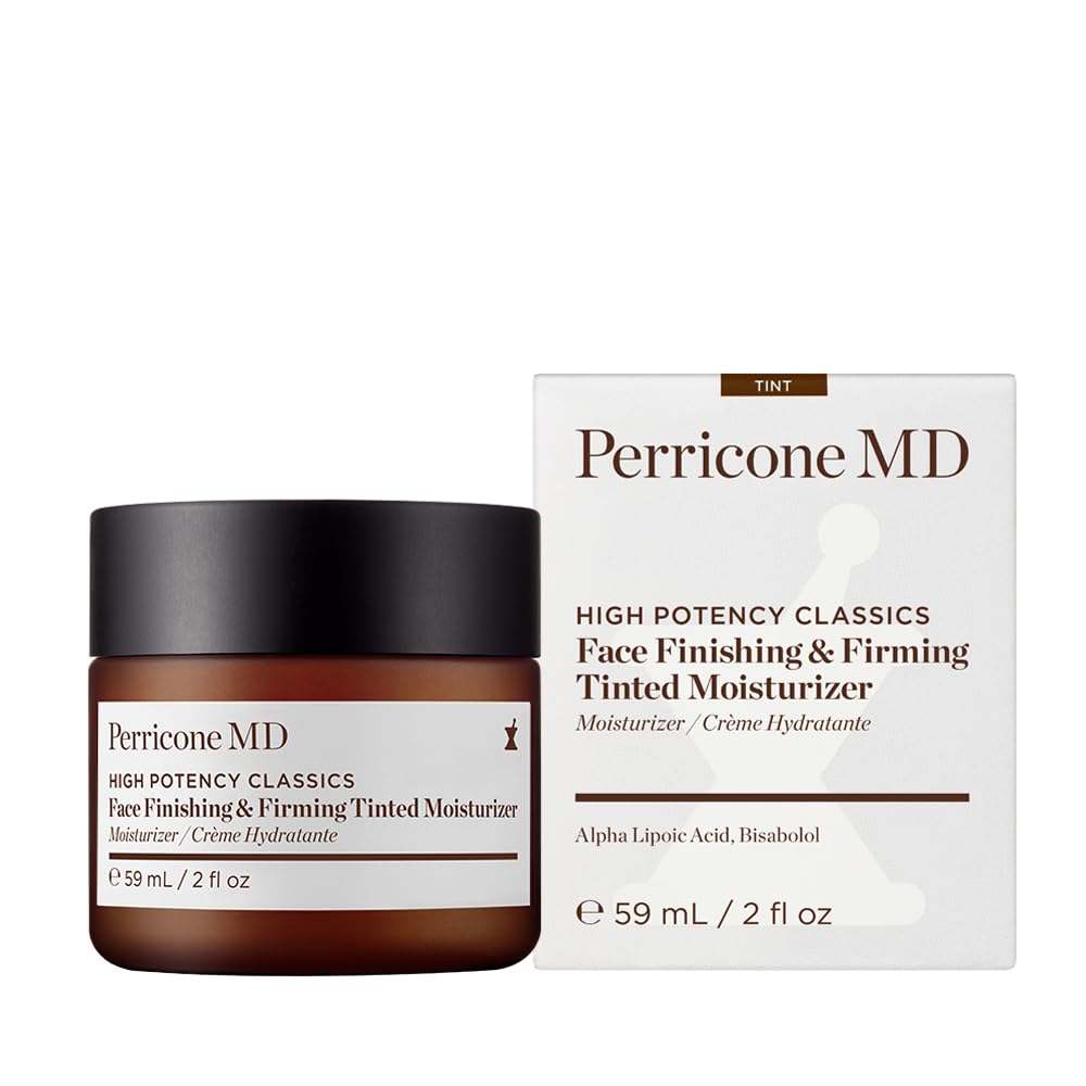 Perricone MD Tinted Moisturizer with SPF 30 - Lightweight, Oil-Free Face Finishing & Firming Formula | 2 fl oz