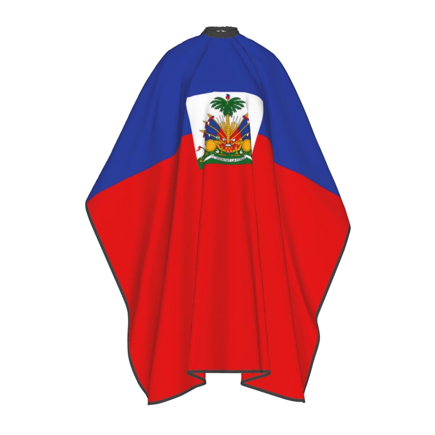 Haiti Flag Hair Cutting Barber Cape Hair Salon and Dyeing Styling Cloth for Women/Men