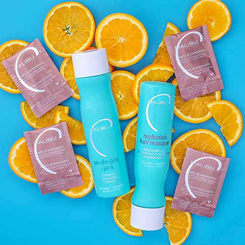 Malibu C Wefts & Extensions Hair Remedy 1 Pack - Buildup Removal & Breakage Prevention