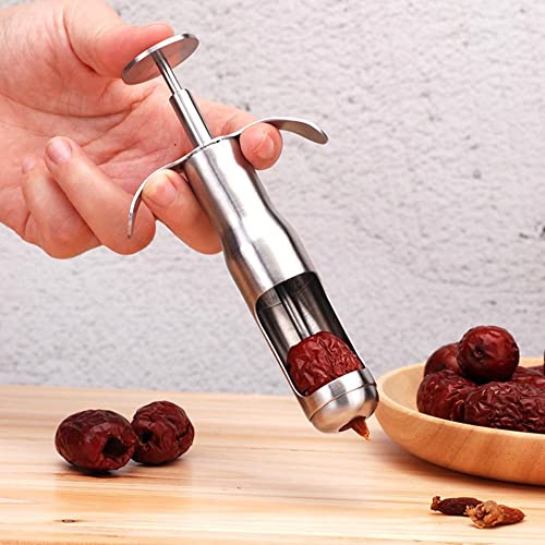 Stainless Steel Red Dates Corer Tool for Cherries & Olives