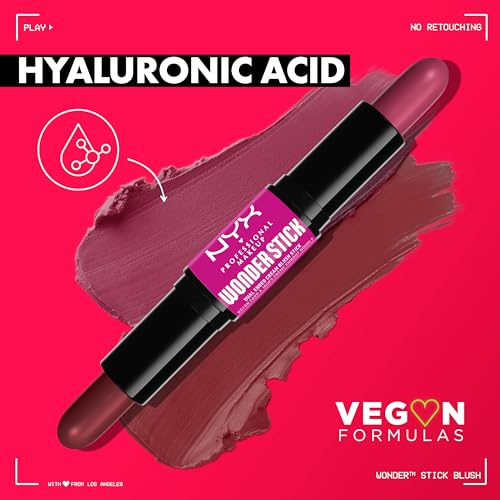 NYX Wonder Stick Blush & Contour Duo Light Peach & Baby Pink 1 Pack