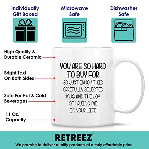 Retreez Funny Ceramic Coffee Mug - 11 Oz Sarcastic Gift