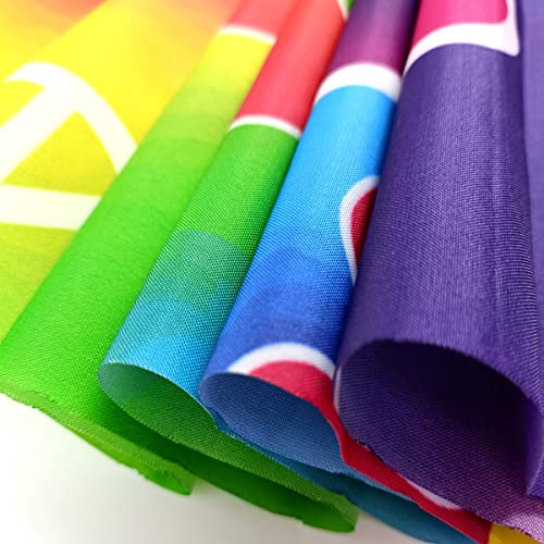 Retro Hippie Backdrop Banner - 71x44 Inch Polyester for 60's Party