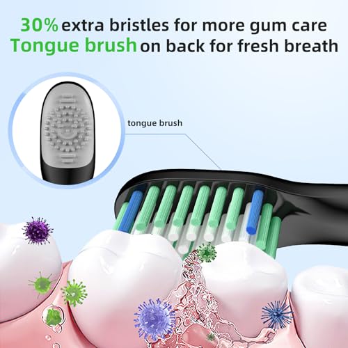 Toolsy Rtauys M5 Toothbrush Replacement Heads – 10 pcs Compatible