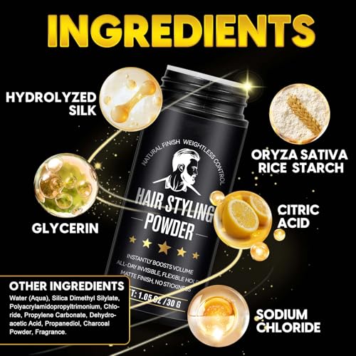 ZODENIS Hair Styling Powder for Men - 30g Volumizing Texture Powder