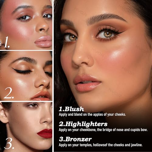 KYDA Best of the Baked Makeup Palette for Mature Skin - 10 Colors