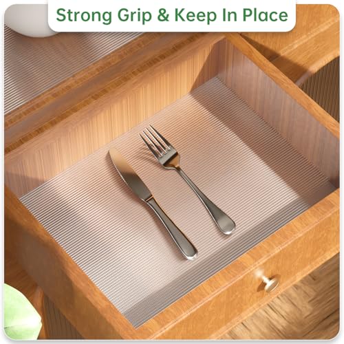 Non-Adhesive Shelf and Drawer Liner - 12IN x 20FT Waterproof EVA