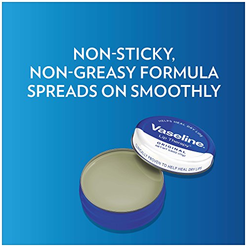 Vaseline Lip Therapy Balm Tin - Original 0.6 oz for Dry Lips