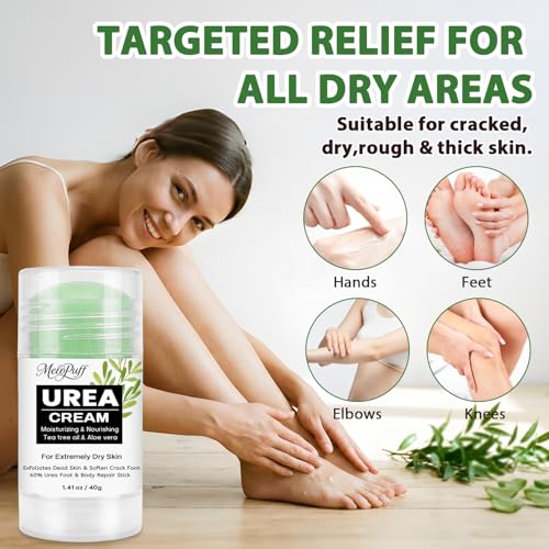 60% Urea Cream Stick with 2% Salicylic Acid & Tea Tree - 1.41oz
