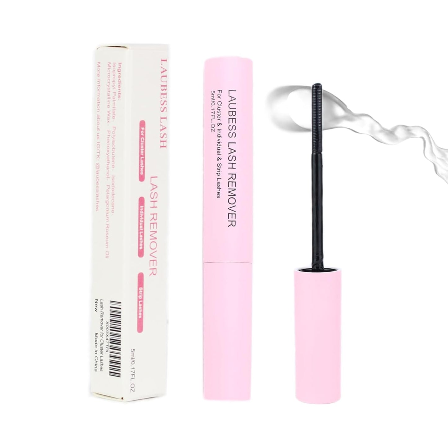 Lash Remover for Cluster Lashes - 5ml DIY Eyelash Extension Adhesive Remover for Home Use