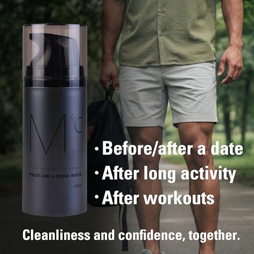 Mdoc Men's Intimate Wash, Cooling Gel Cleanser for Daily Hygiene