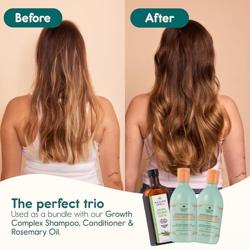 Nature Spell Rosemary Oil for Hair Growth with Comb Applicator - 5.07 Fl Oz