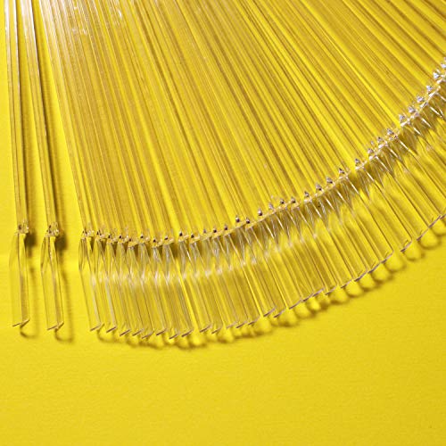 100pcs Nail Swatch Sticks with Ring for Easy Color Display