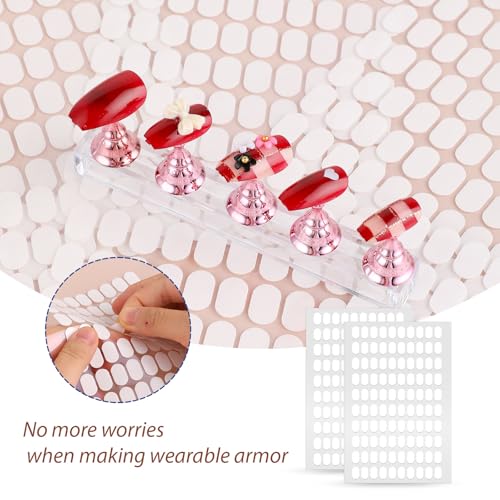 600 Pcs Double Sided Nail Tape for Nail Art Display & Holder