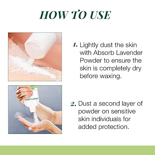 Clean + Easy Absorb Lavender Powder Pre Waxing Treatment with Absorb Variation, 3.5 oz