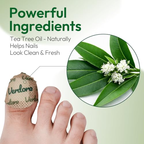 VERDORA Extra Strength Nail Patches with Tea Tree Oil - 16 Pcs