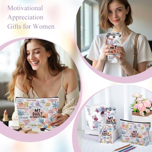 Positive Daily Affirmations Gift Set for Women - 6-Piece Bundle (0841)