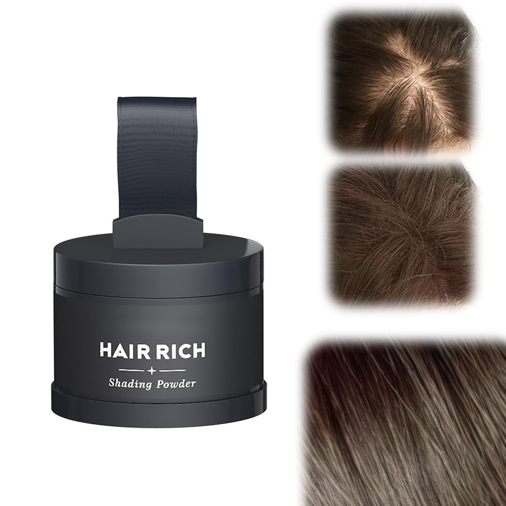 Hair Density Filler - 24-Hour Stain-Proof Hairline Powder for Bald Spot Concealing | Auburn Color