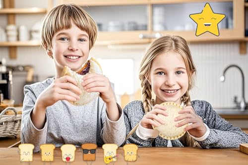 IELEK Sandwich Cutter and Sealer for Kids - Crustless Fun Lunches