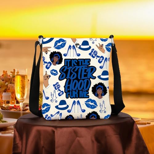 Canvas Makeup Bag - Sorority Sisterhood Gift Travel Organizer Pouch