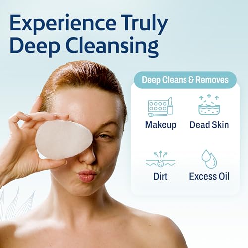 Reusable Tear Drop Facial Scrubber Sponges - 2 Pack