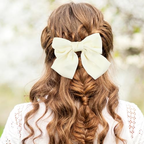 Dizila 6cm Silver Metal Hair Clips 50 Pack DIY French Barrettes for Women & Teens