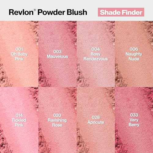Revlon Powder Blush 006 Naughty Nude - Buildable High Impact Color