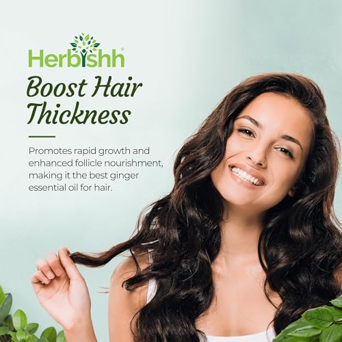 Herbishh Ginger Hair Growth Oil Serum for Thinning Hair - 30ml, Pack of 1