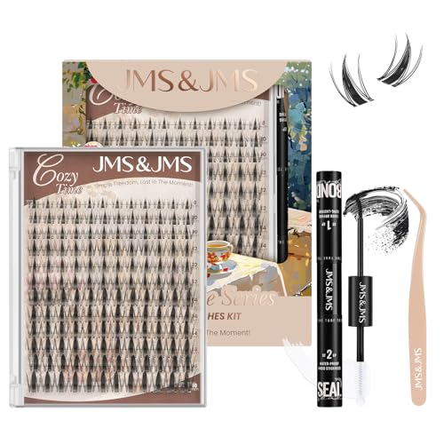 JMS&JMS Fairy Lash Clusters Kit - 144pcs Natural Manga Lashes
