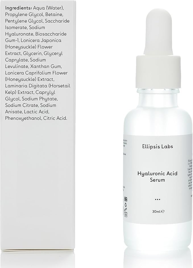 Hyaluronic Acid Serum for All Skin Types – Ellipsis Labs 30ml, vegan