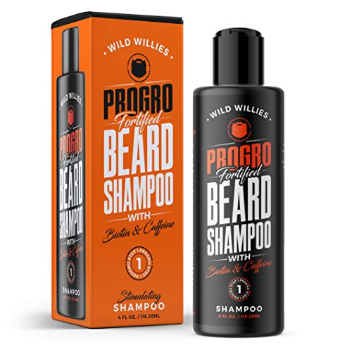 Wild Willies Beard Shampoo with Biotin & Caffeine - Nourishing Anti-Dandruff Wash for Men