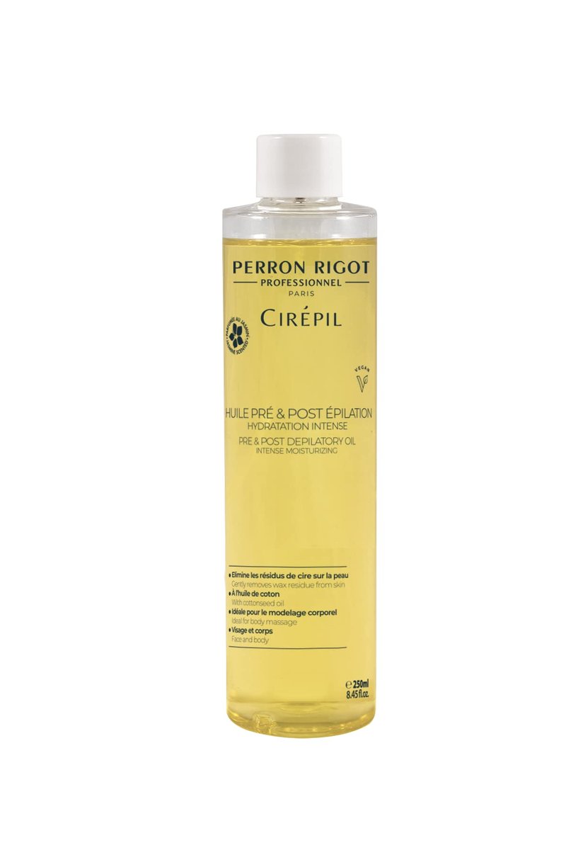 Cirepil Professional Pre & Post Waxing Duo Bundle - Blue Lotion Cleanser (8.45 oz) and Pre & Post Depilatory Moisturizing Oil (8.45 oz) - Complete Skin Preparation & After-Care Treatment
