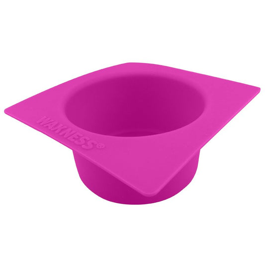 Waxness Non-Stick Silicone Bowl Insert for Wax Warmers – Pink, Fits W-CUBE 1 lb Warmers, Easy Clean Flexible Wax Pot Liner for Professional Use