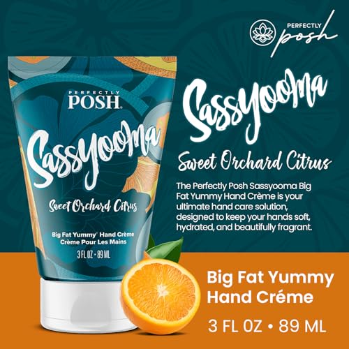 Perfectly Posh Sassyooma Citrus Hand Crème - Moisturizing Hand Cream 89ml
