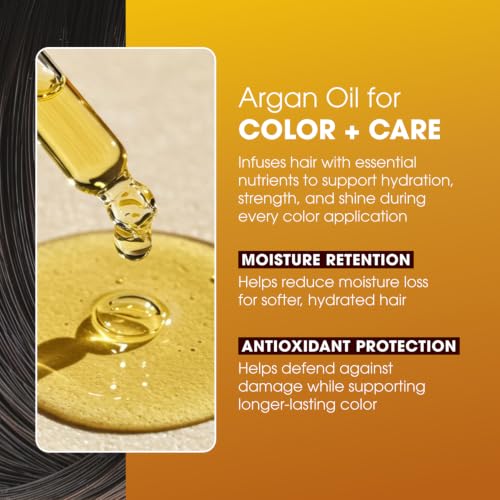 Rich Natural Light Brown Permanent Hair Dye - 3 oz - One 'N Only