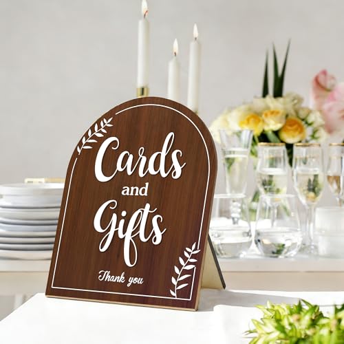 Wedding Welcome Sign with Stand - 8x10 Wooden Plaque for Events