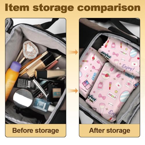 Doodlream Self-Adhesive Travel Makeup Bag & Protective Wrap - 2 Pack