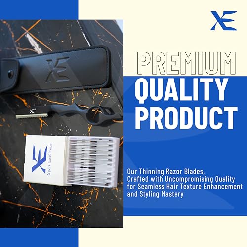 XE Xpert Excellence Stainless Steel Hair Thinning Razor with Pouch