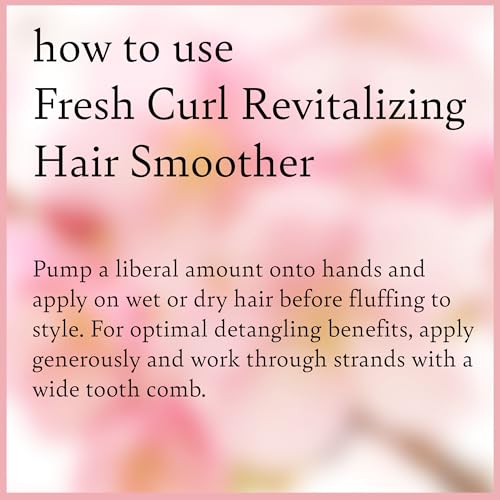 Camille Rose Fresh Curl Cream - Revitalizing Detangler with Avocado & Castor Oil, 8 Fl Oz (Pack of 1)