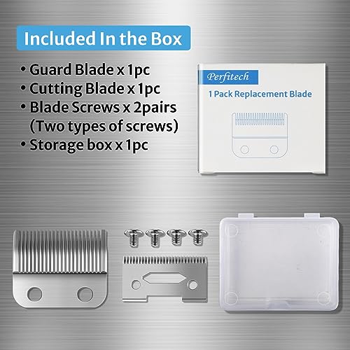 Perfitech Blade Compatible with Wahl Clippers - 1 Pack Replacement, Ceramic Sharper Blades