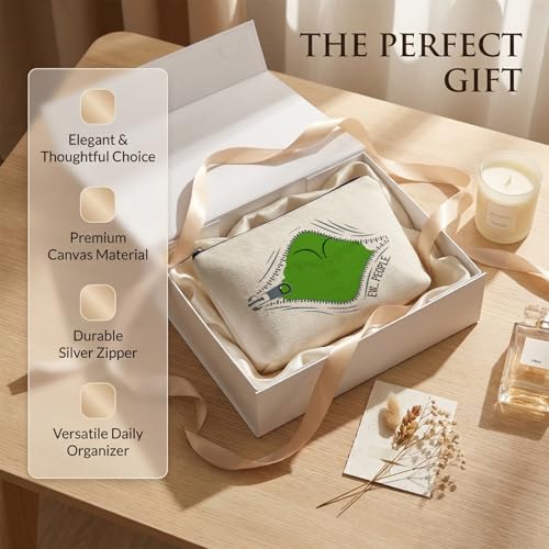Green Monster Makeup Bag Christmas Gift for Women - Green Christmas Monster