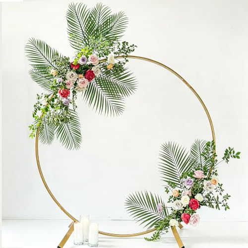 20 Pcs Artificial Palm Leaves - Lifelike Faux Fronds for Tropical Decorations